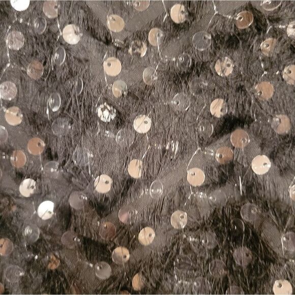 NWT Altar'd State Stella Black Sequined Sleeveless Mini Dress Size XSmall - Picture 9 of 13